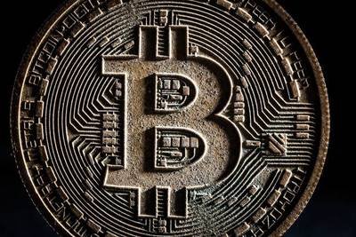 Cryptocurrency mining farm with rows of mining rigs