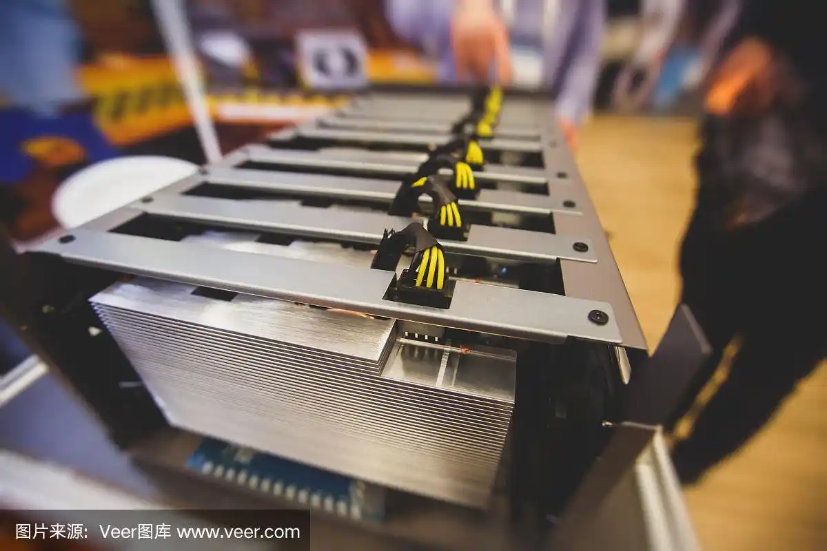 A mining farm showcasing rows of mining rigs.
