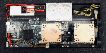 An advanced Dash-compatible mining rig showcasing the hardware efficiency trends for 2025
