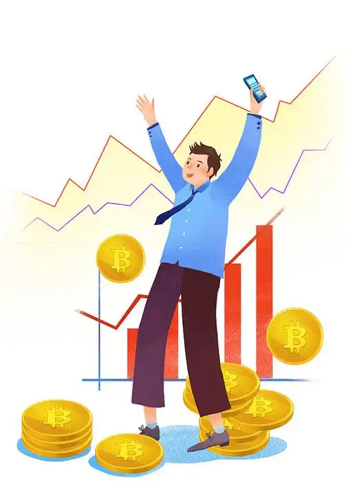 Illustration of Bitcoin mining with powerful machines increasing the chances of winning block rewards